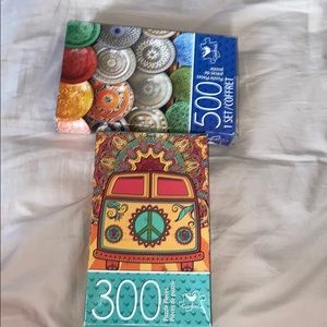 300 & 500 piece puzzles